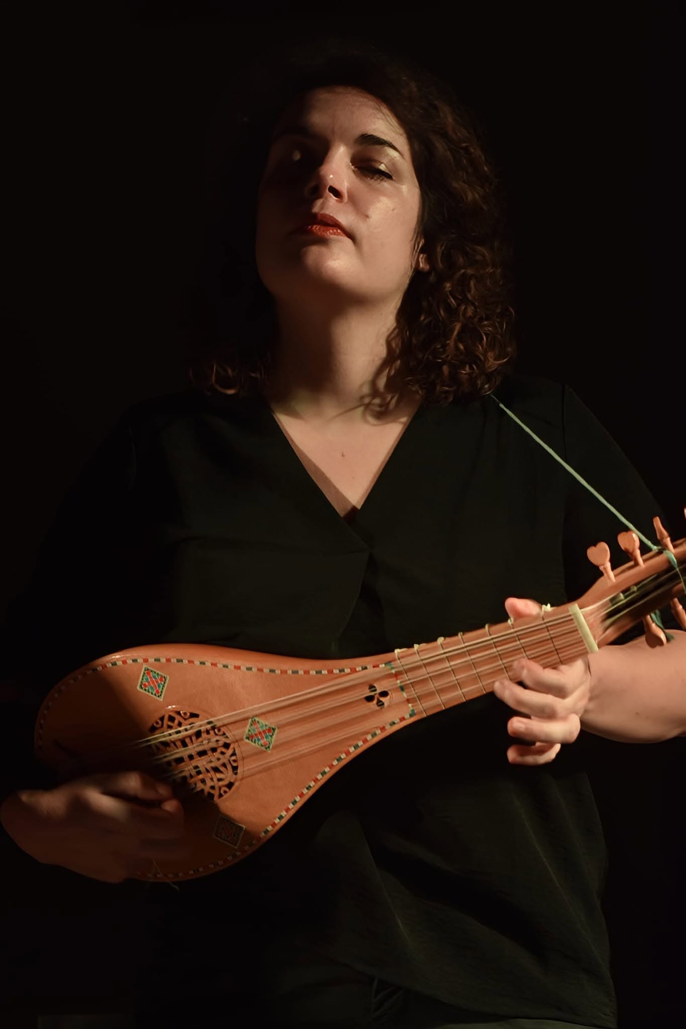 Sara Maria Fantini con il liuto